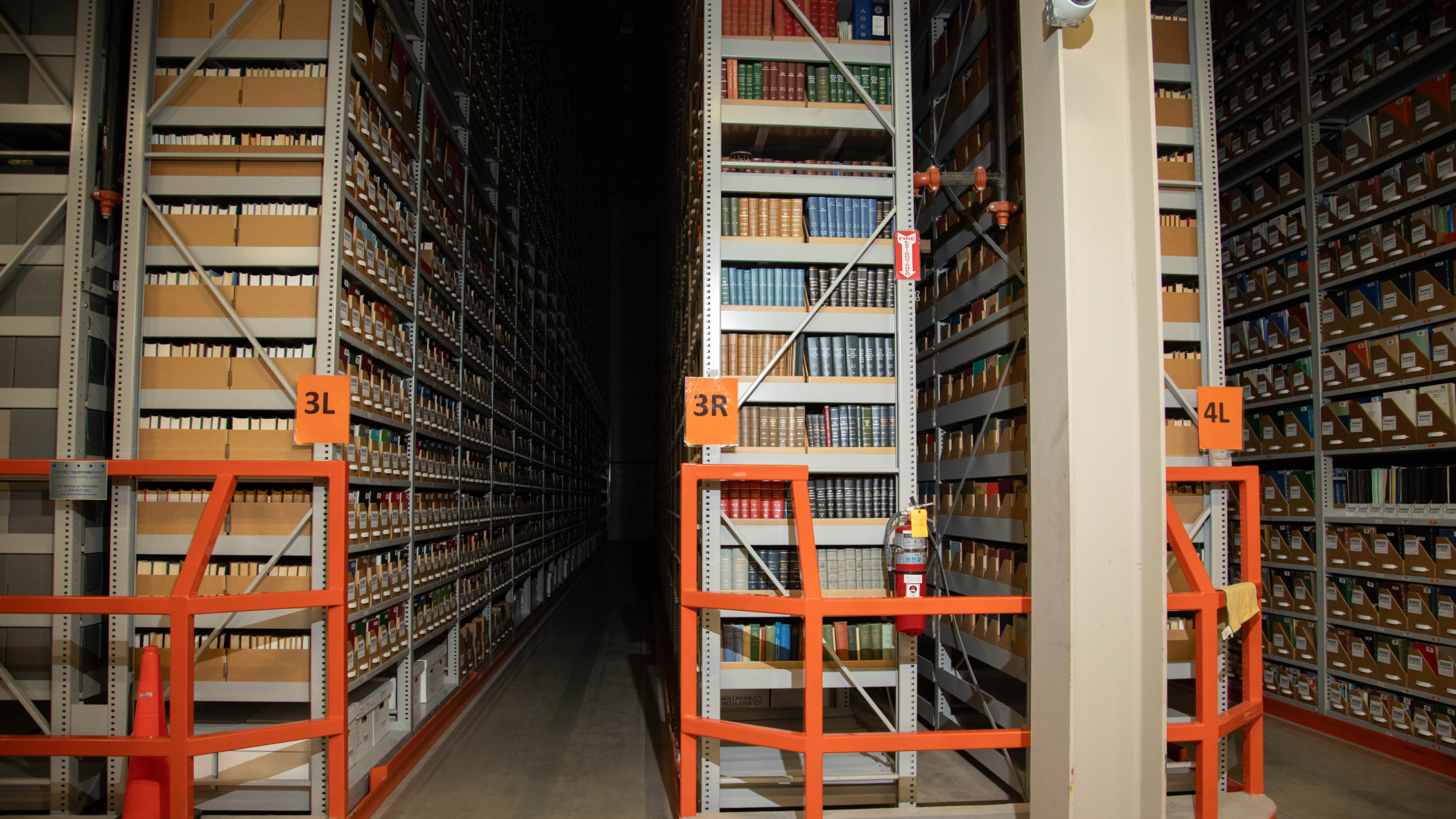 Inside the OSU Library Auxiliary Building: Preserving collections, serving patrons (image)